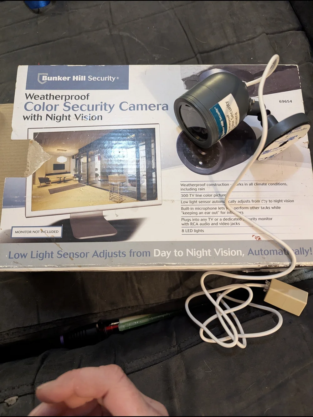 Bunker Hill Security Weatherproof Color Security Camera - Gray